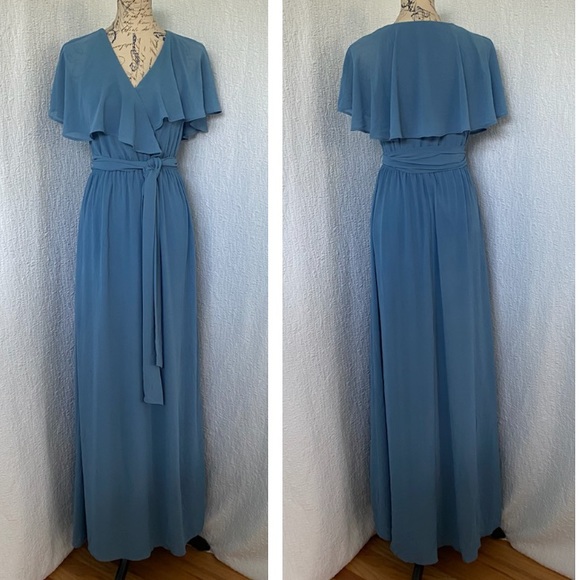 Show Me Your MUMU New Audrey Maxi Dress Blue - Picture 6 of 11